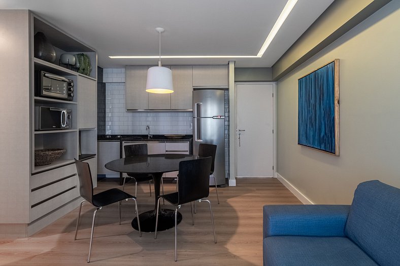 APARTAMENTO DE CHARME LUXO DECORADO PISO MADEIRA