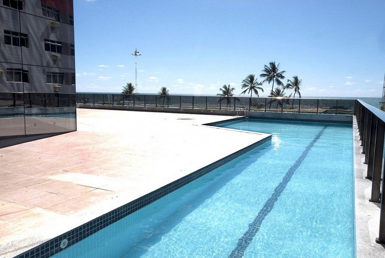 FLAT ALTO LUXO DECORADO BEIRA MAR ANDAR ALTO 1503